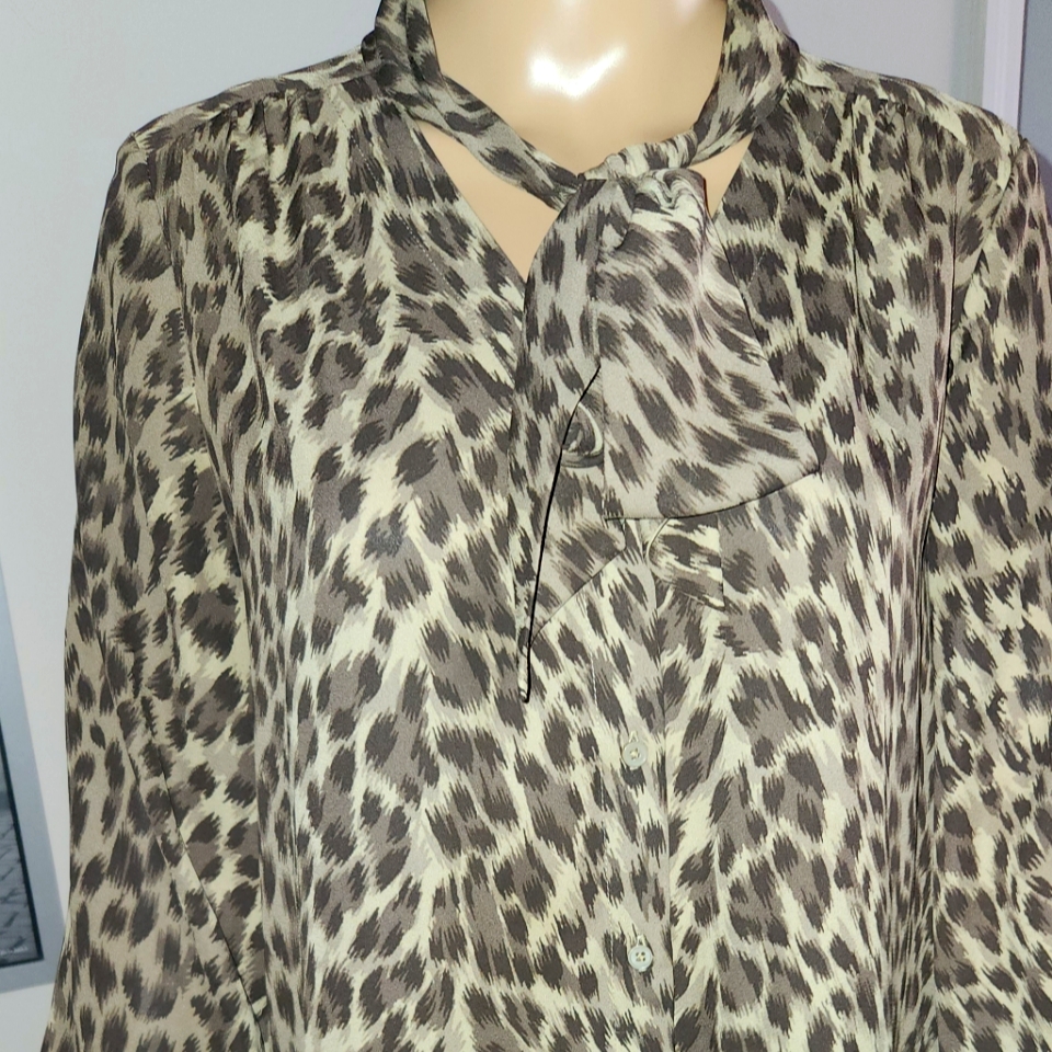 Leopard Printed Blouse
